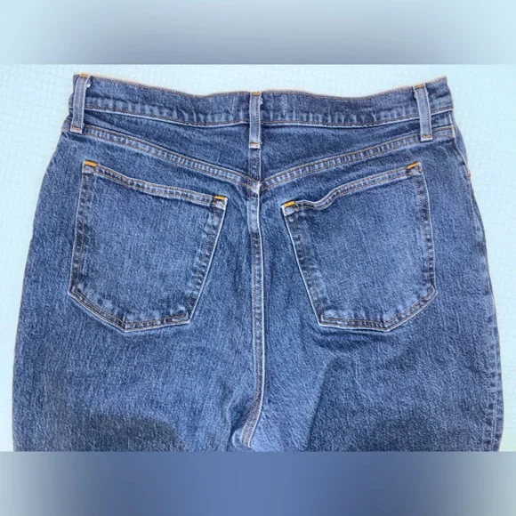 Abercrombie 90s Straight Ultra High Rise Curve Love Jeans Medium Wash - 32/14R - Picture 7 of 14